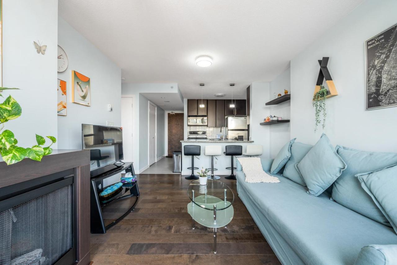 Downtown 1 Bedroom Water View Condo Vancouver Dış mekan fotoğraf