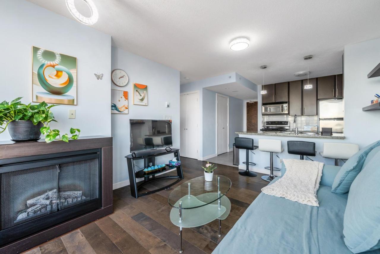 Downtown 1 Bedroom Water View Condo Vancouver Dış mekan fotoğraf